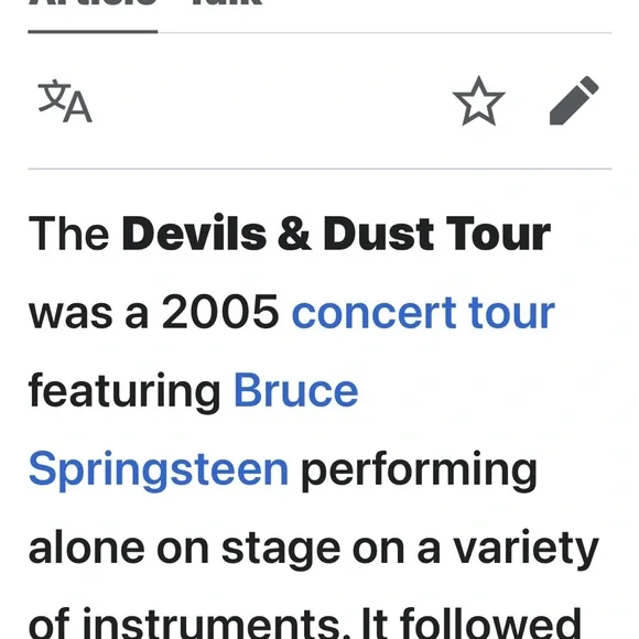 *MARKED DOWN*Vintage Bruce Springsteen T-Shirt from the Devil’s and Dust Concert - Picture 9 of 12